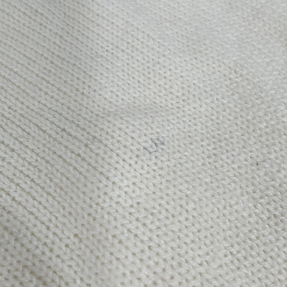 Vintage Cream and Navy Fair Isle Sweater Size Medium - Picture 2 of 12